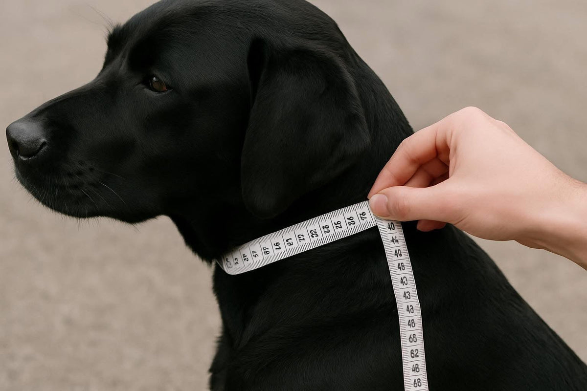 Mesurer le cou de son chien
