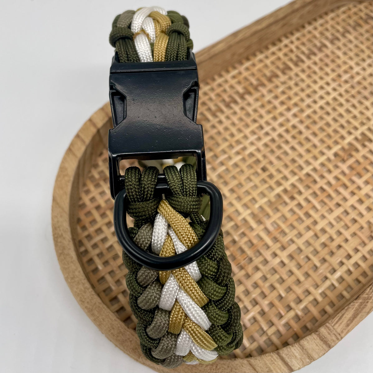 Collier paracorde pour chien tressage "Prêt à partir" - Nairobi