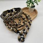 Collier paracorde pour chien tressage "Suisse"