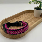 Collier paracorde pour petit chien tressage "Grèce"