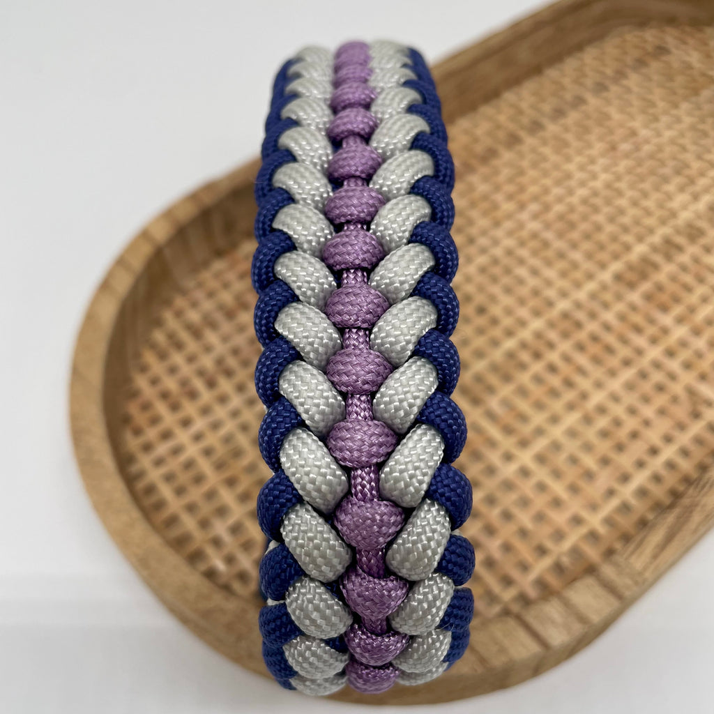 Collier paracorde pour chien tressage "Prêt à partir" - Bruges