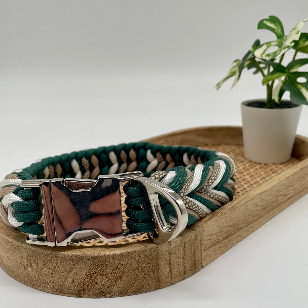 Collier paracorde pour chien tressage "Prêt à partir" - Cortina