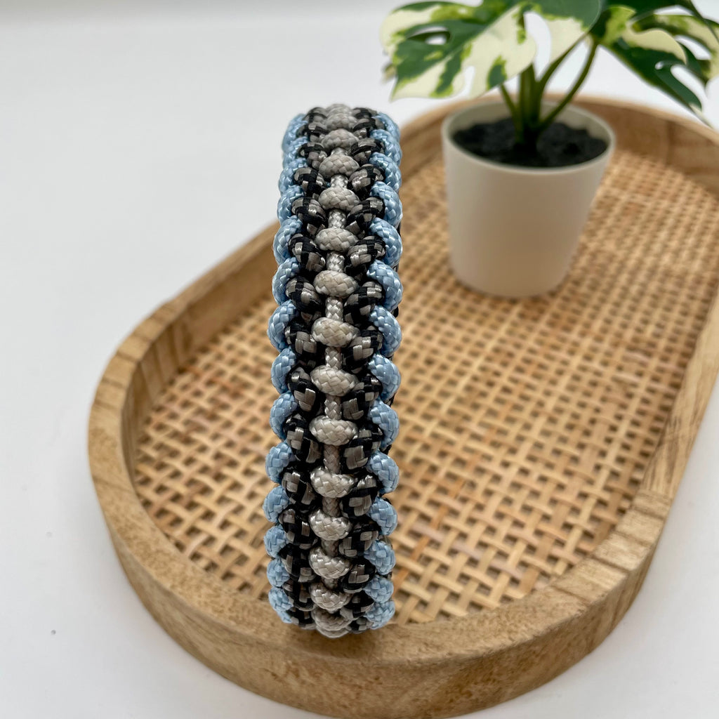 Collier paracorde pour chien tressage "Prêt à partir" - Genève