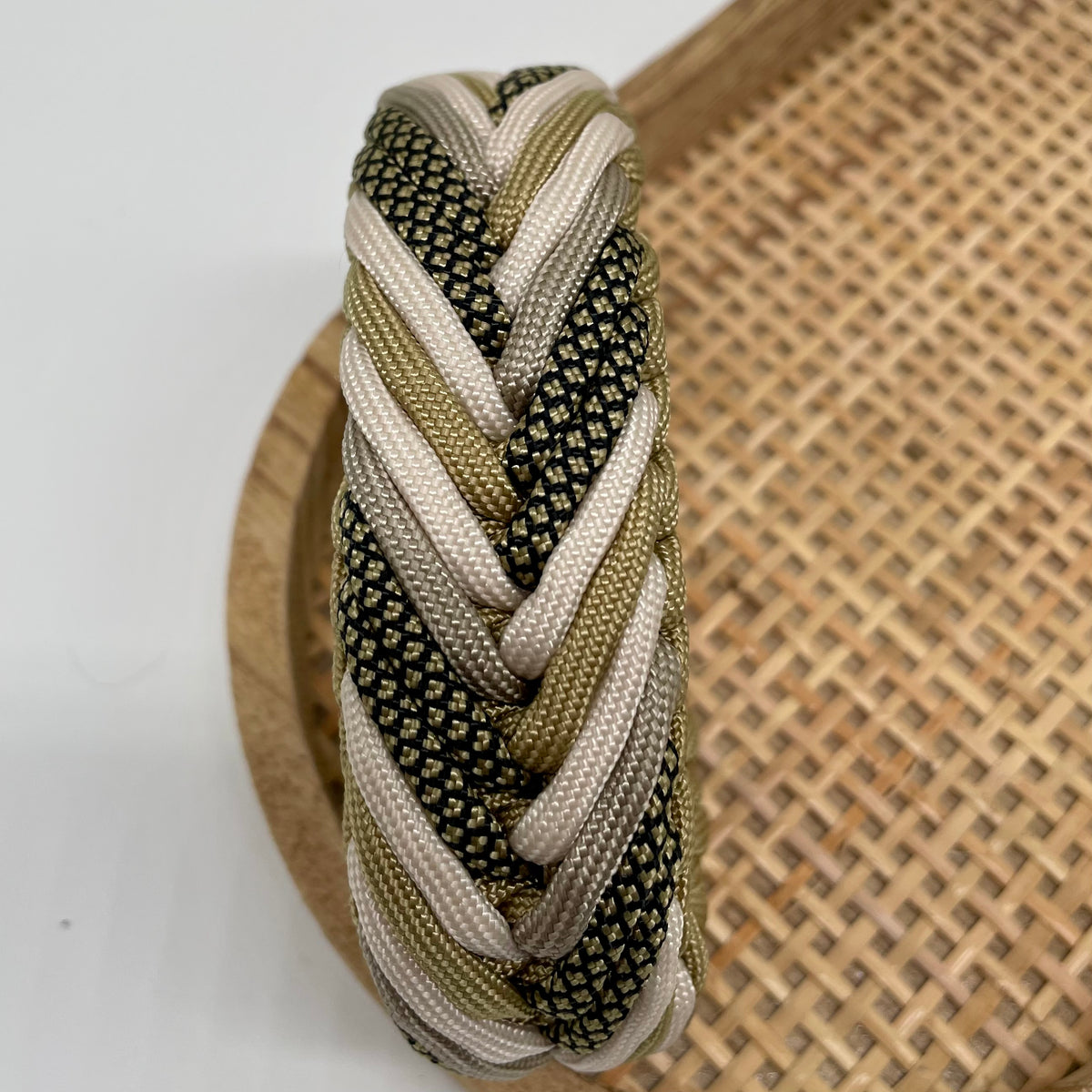 Collier paracorde pour chien tressage "Prêt à partir" - Monaco