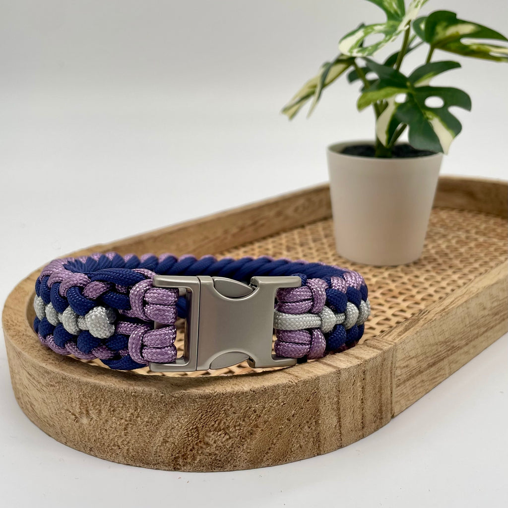 Collier paracorde pour chien tressage "Prêt à partir" - Riga