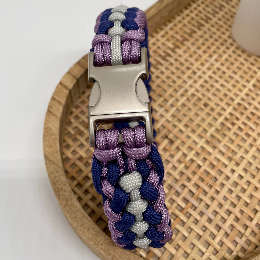 Collier paracorde pour chien tressage "Prêt à partir" - Riga