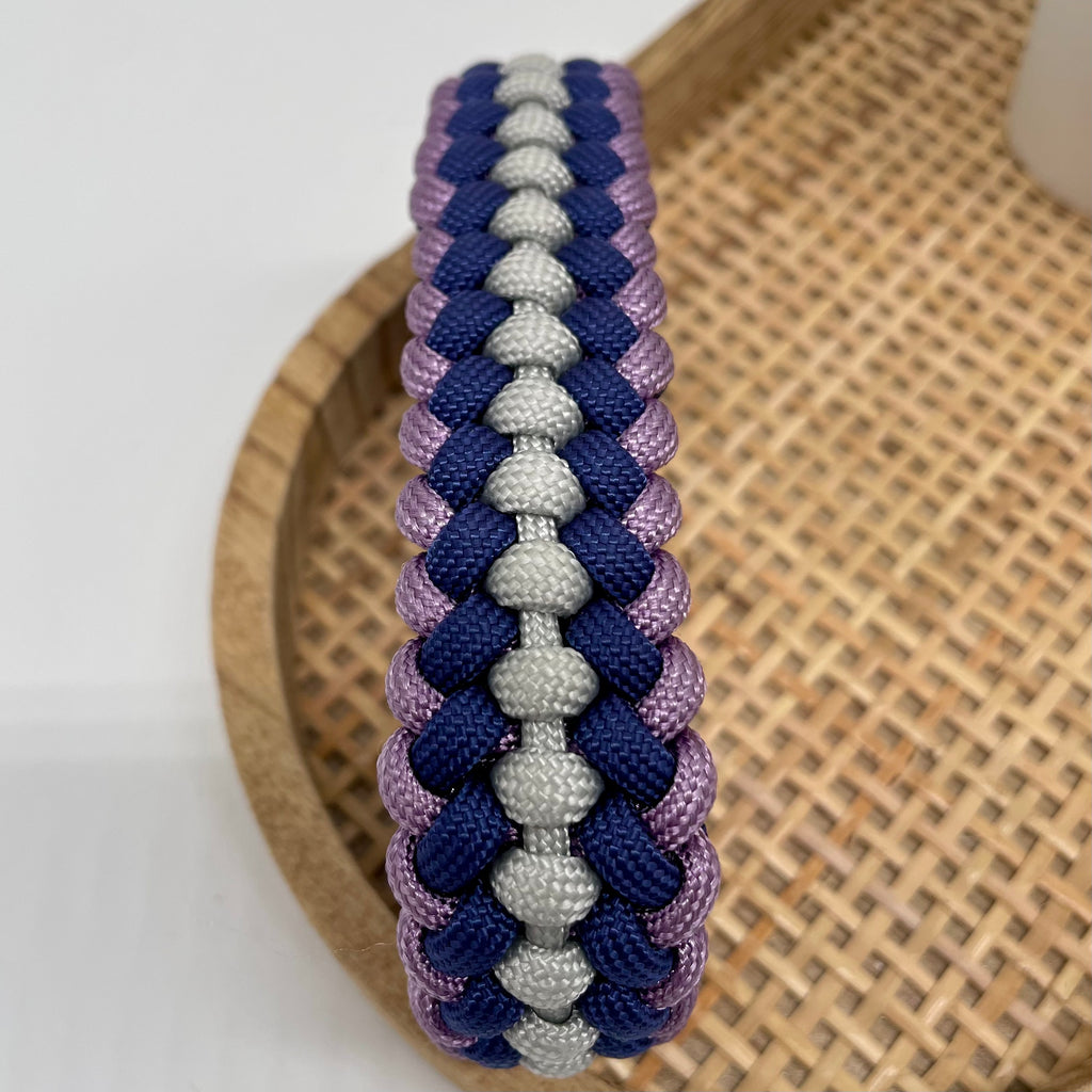Collier paracorde pour chien tressage "Prêt à partir" - Riga