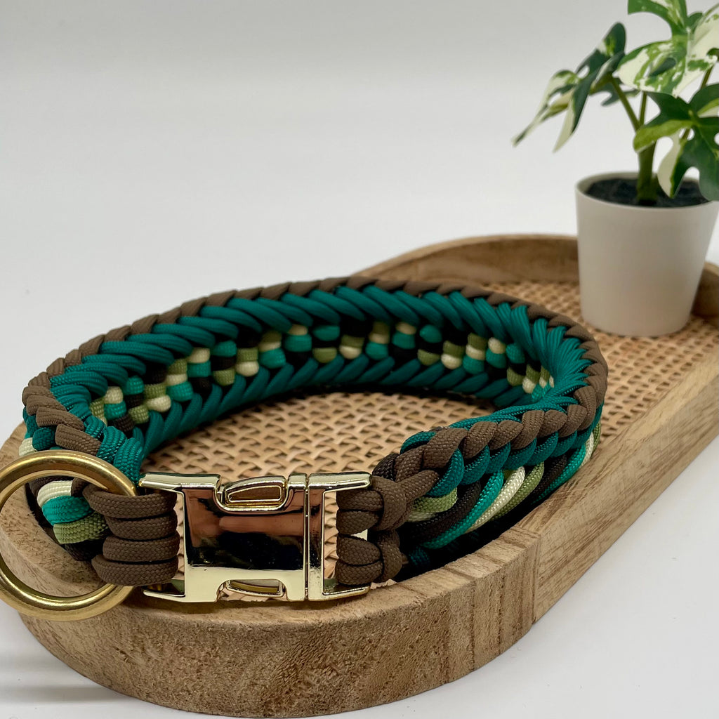 Collier paracorde pour chien tressage "Prêt à partir" - Tulum