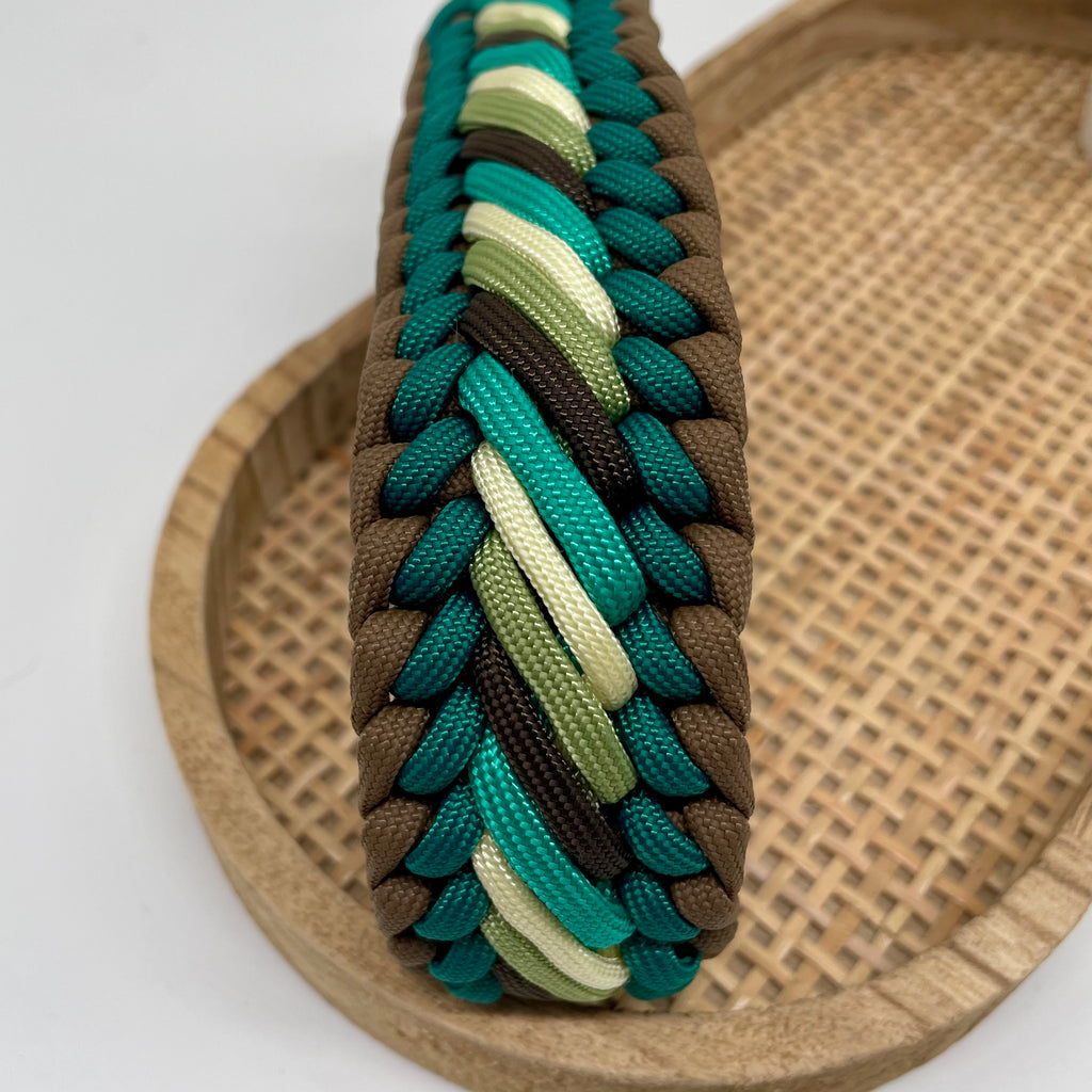 Collier paracorde pour chien tressage "Prêt à partir" - Tulum